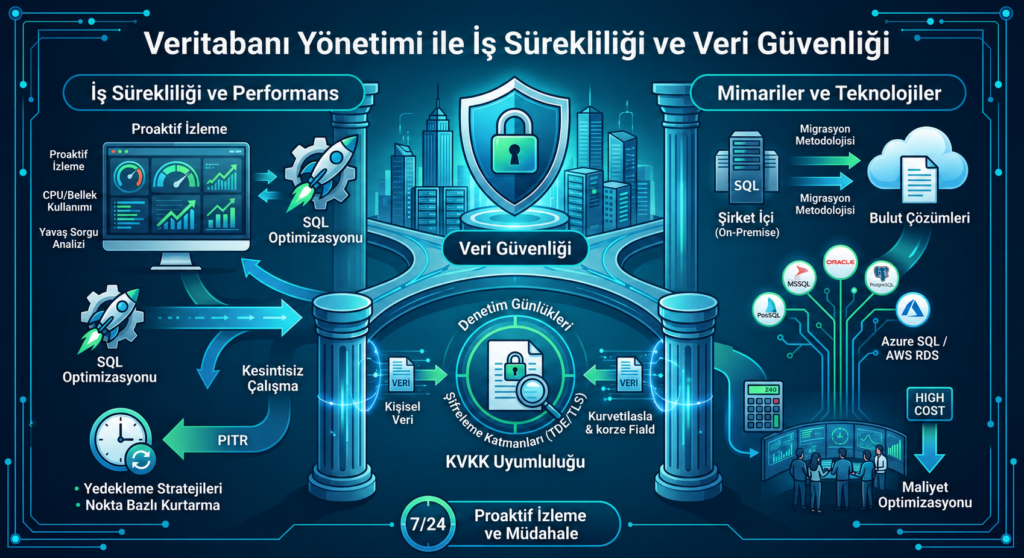 Veritabanı Yönetimi ile İş Sürekliliği ve Veri Güvenliği